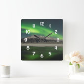 Horloge Carrée Emerald Aurora (Maison)