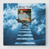 Horloge Carrée En mémoire d'amour (Recto)