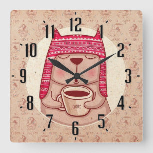Horloge Carrée Enfants