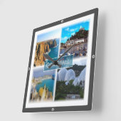 Horloge Carrée ENG028 CORNWALL, Angleterre, Europe, (Angle)