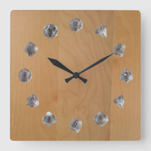 Horloge Carrée Ensemble D20