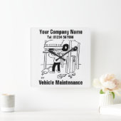 Horloge Carrée Entretien du véhicule (Maison)