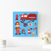 Horloge Carrée Équipement du Animated Fire (Maison)