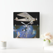 HORLOGE CARRÉE ESPRIT DE ST. LOUIS (Maison)