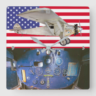 HORLOGE CARRÉE ESPRIT DE ST. LOUIS