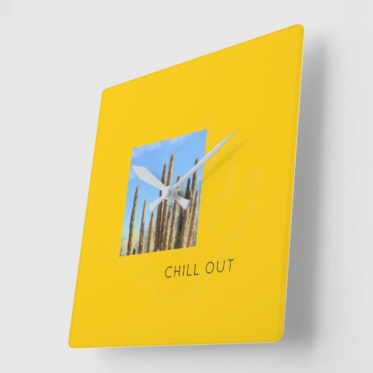 Horloge Carrée essai (Angle)