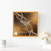 Horloge Carrée "Essence de l'être" (Maison)