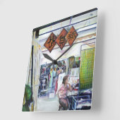 Horloge Carrée Est (Angle)