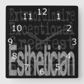 Horloge Carrée Esthétique Extraordinaire (Recto)