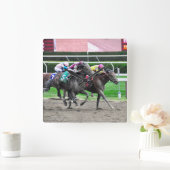 Horloge Carrée Et ils partent à Saratoga (Maison)