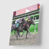 Horloge Carrée Et ils partent à Saratoga (Angle)