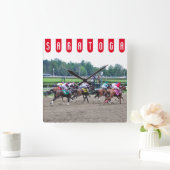 Horloge Carrée Et ils sont éteints chez Saratoga (Maison)