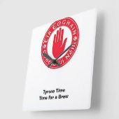 Horloge Carrée Étaient sur Tyrone Time-Time pour une pause. (Angle)