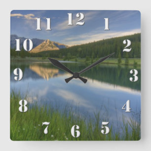 Horloge Carrée Étangs Cascade Canada