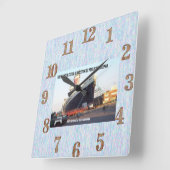 Horloge Carrée États-Unis (Angle)