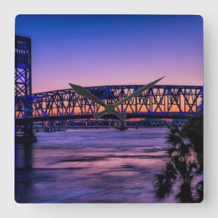 Horloge Carrée États-Unis, Jacksonville, Floride