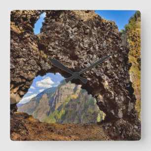 Horloge Carrée États-Unis, Oregon. Arche Rock Of Ages dans la Col