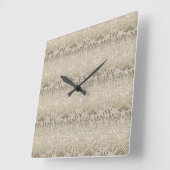 Horloge Carrée ethnic african tribal gols (Angle)