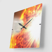 Horloge Carrée Evaporation de l'atmosphère de Hd 189733b (Angle)