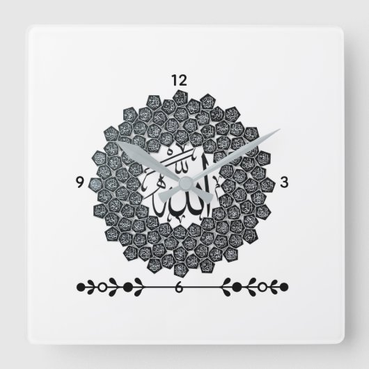 Horloge Carrée Every moment mallers Wall Clock (Recto)