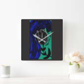 Horloge Carrée Evoquée par sa propre beauté (Maison)