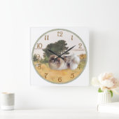 Horloge Carrée Explorer la rive (Maison)