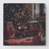 Horloge Carrée Express festif (Recto)