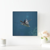 Horloge Carrée Extraordinaire Stingray (Maison)