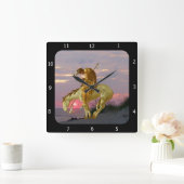 HORLOGE CARRÉE EXTRÉMITÉ DE LA TRAÎNÉE (Maison)