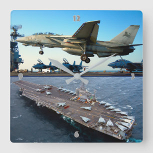 HORLOGE CARRÉE F-14 TOMCAT