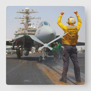 HORLOGE CARRÉE F-14 TOMCAT