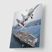 HORLOGE CARRÉE F-14 TOMCAT (Angle)