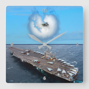 HORLOGE CARRÉE F-14 TOMCAT