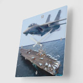 HORLOGE CARRÉE F-14 TOMCAT (Angle)