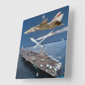 HORLOGE CARRÉE F-14 TOMCAT (Angle)