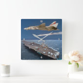 HORLOGE CARRÉE F-14 TOMCAT (Maison)