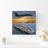 HORLOGE CARRÉE F-14 TOMCAT (Maison)