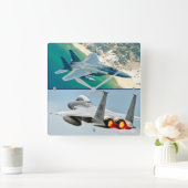 HORLOGE CARRÉE F-15C EAGLE (Maison)