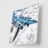 HORLOGE CARRÉE F-15D AIGLE (Angle)