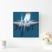 HORLOGE CARRÉE F-15E GRÈVE EAGLE (Maison)