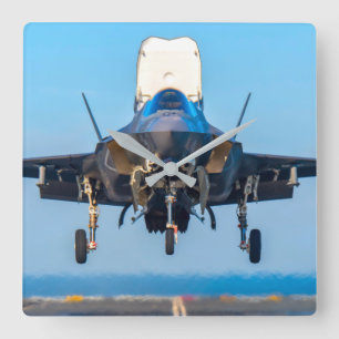 HORLOGE CARRÉE F-35B ÉCLAIRAGE II