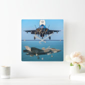 HORLOGE CARRÉE F-35B ÉCLAIRAGE II (Maison)