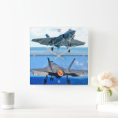 HORLOGE CARRÉE F-35C LIGHTNING II (Maison)