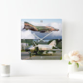 HORLOGE CARRÉE F-4 PHANTOM (Maison)