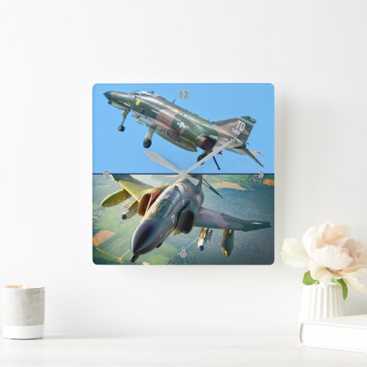 HORLOGE CARRÉE F-4 PHANTOM (Maison)