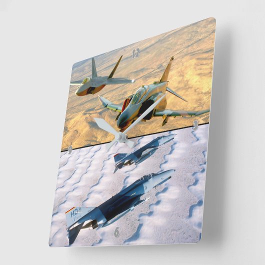 HORLOGE CARRÉE F-4 PHANTOM (Angle)