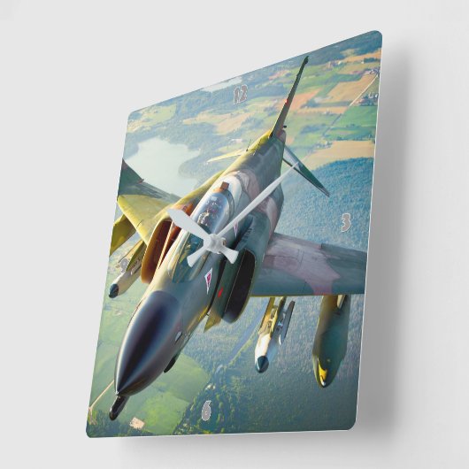 HORLOGE CARRÉE F-4 PHANTOM (Angle)