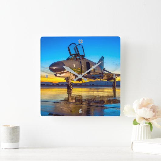 HORLOGE CARRÉE F-4 PHANTOM (Maison)