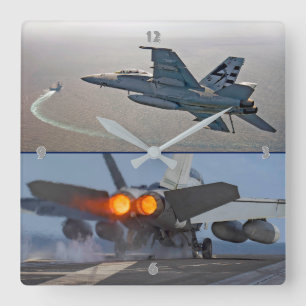 HORLOGE CARRÉE F/A-18 SUPER HORNET
