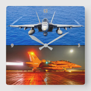 HORLOGE CARRÉE F/A-18 SUPER HORNET